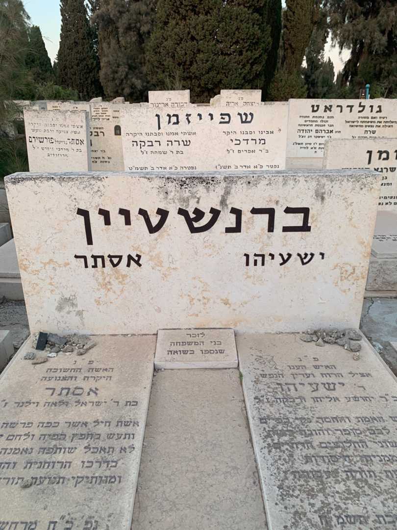קברו של אסתר ברנשטיין. תמונה 1