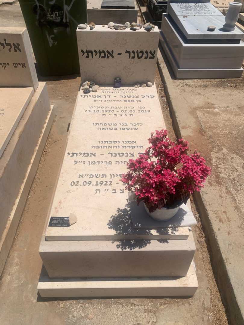 קברו של אהובה צנטנר-אמיתי. תמונה 1