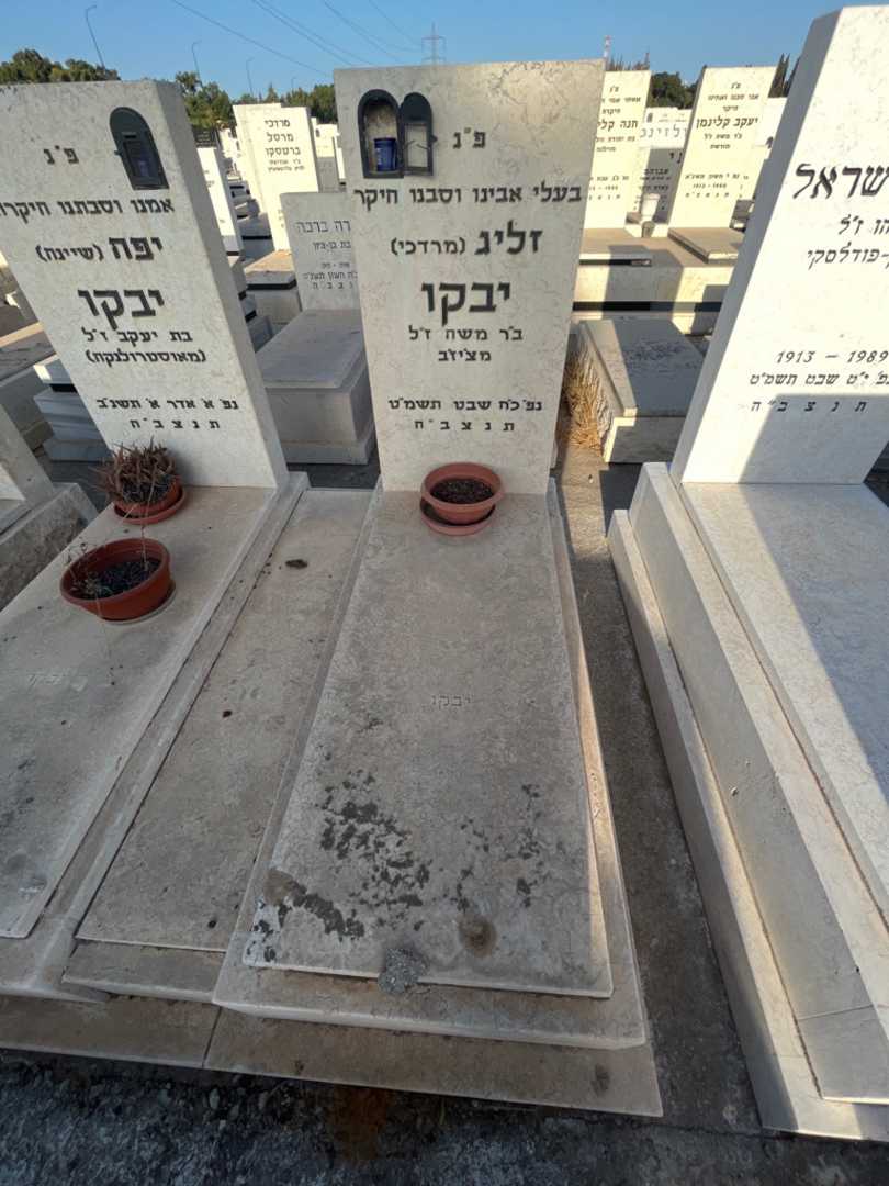 קברו של זליג "מרדכי" יבקו. תמונה 1