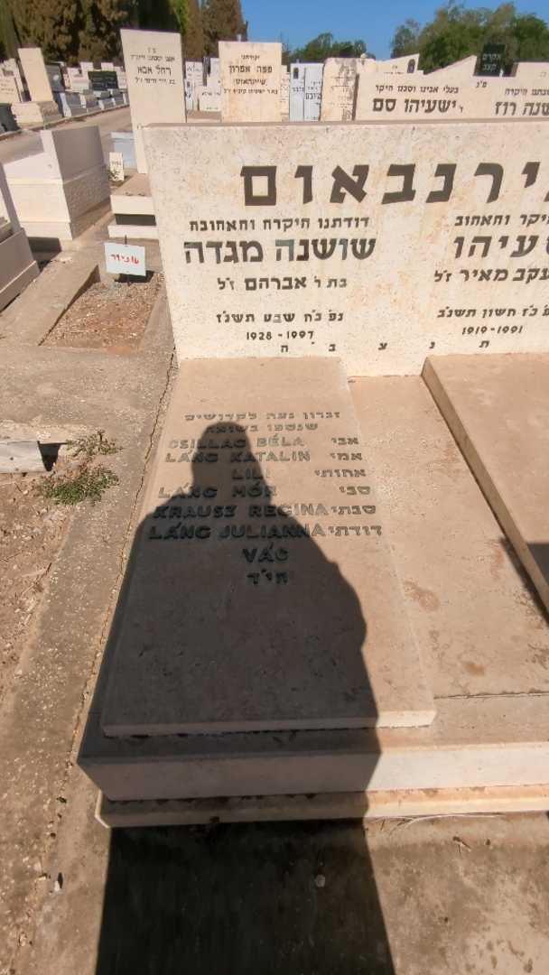 קברו של שושנה מגדה בירנבאום. תמונה 1