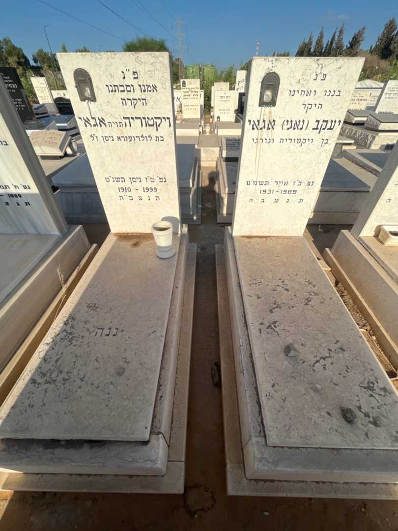 קברו של ויקטוריה "תויה" אגאי. תמונה 2