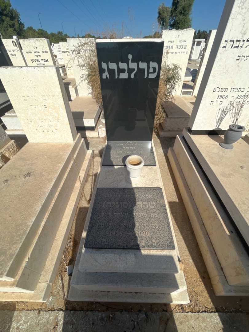 קברו של נחמן פרלברג. תמונה 2
