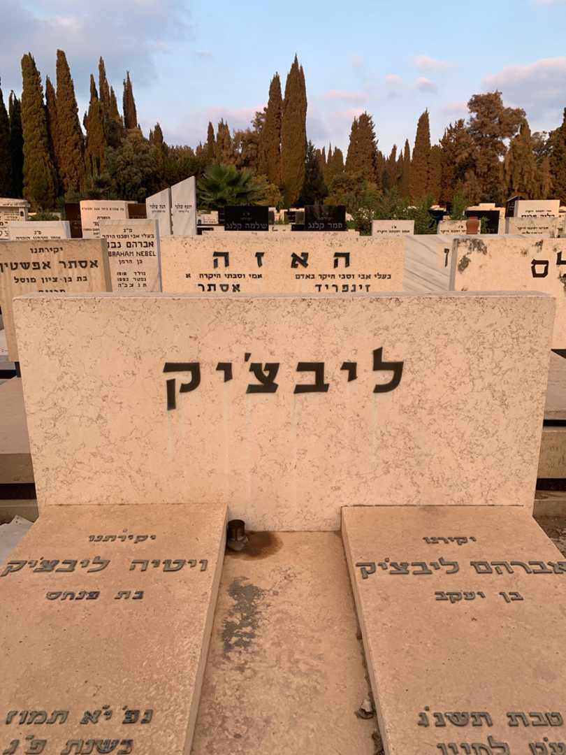 קברו של אברהם ליבצ'יק. תמונה 1