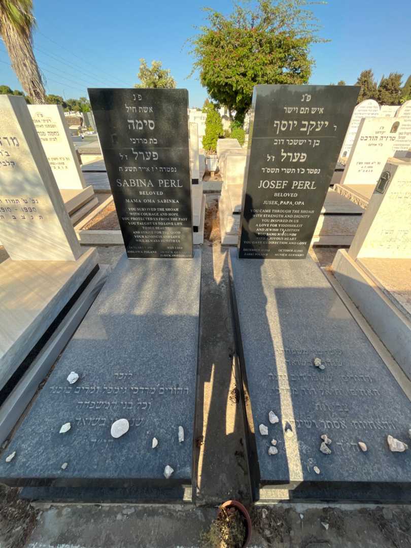 קברו של סימה פערל. תמונה 1