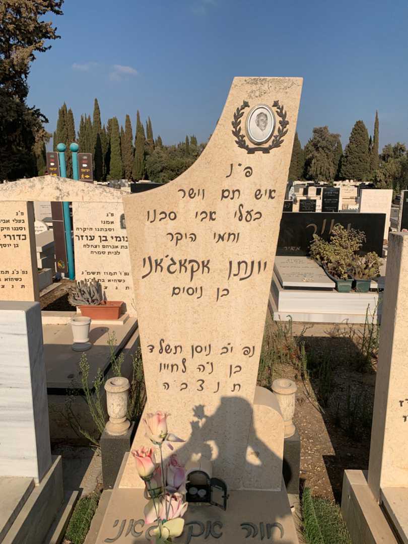 קברו של יונתן אקאג'אני. תמונה 1