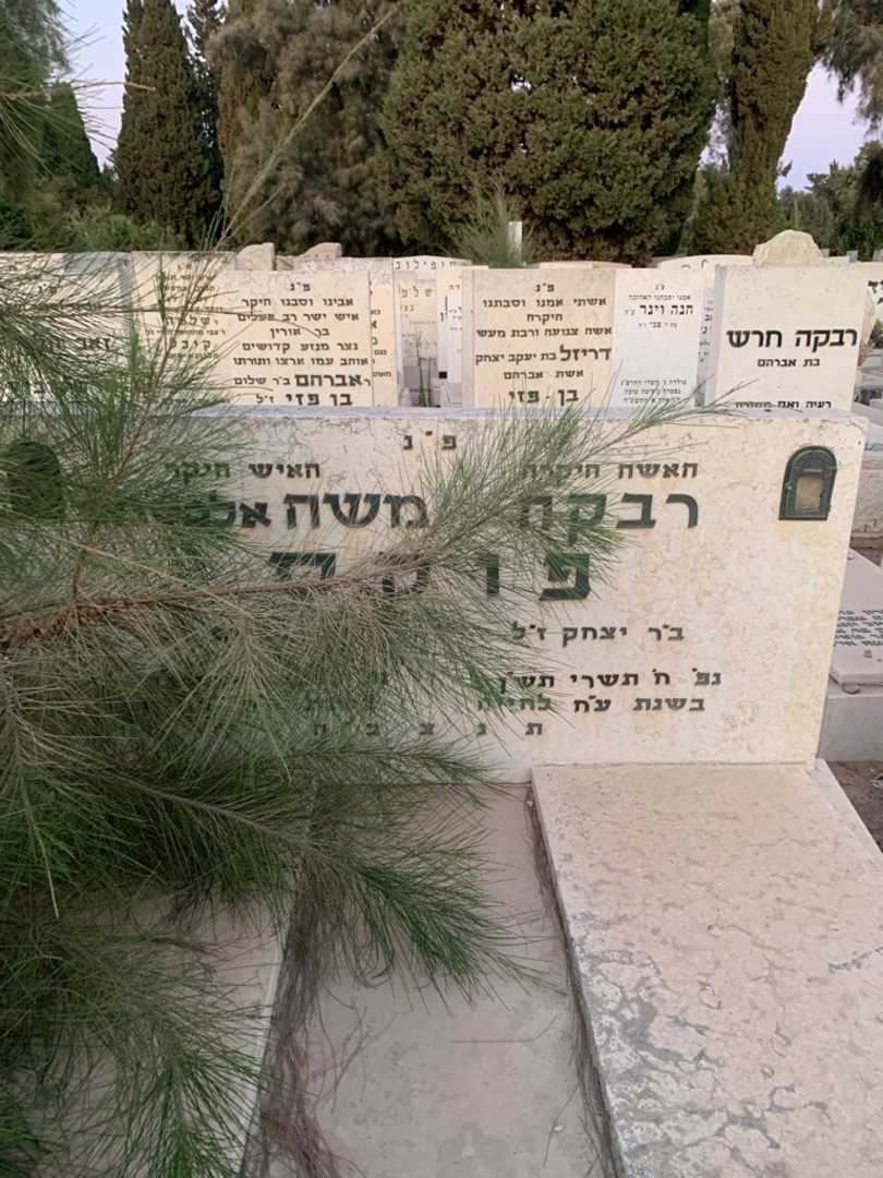 קברו של משה אלכסנדר פוקס. תמונה 1