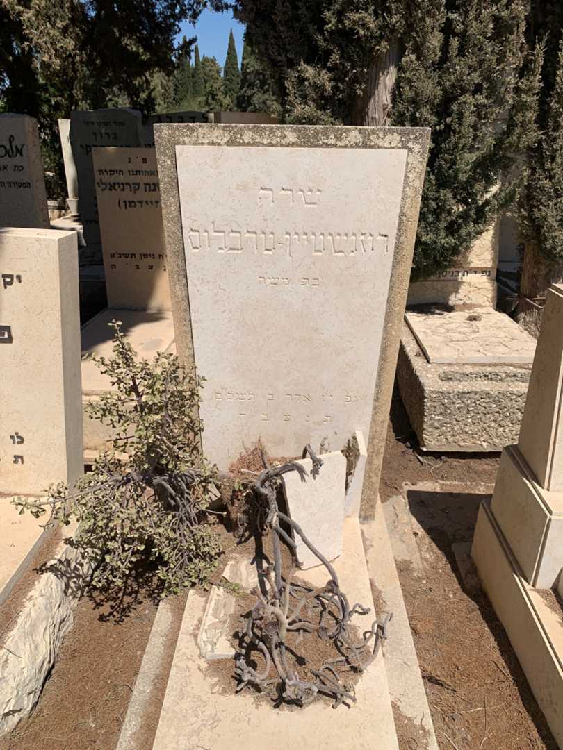 קברו של שרה רוזנשטיין-טרבלוס