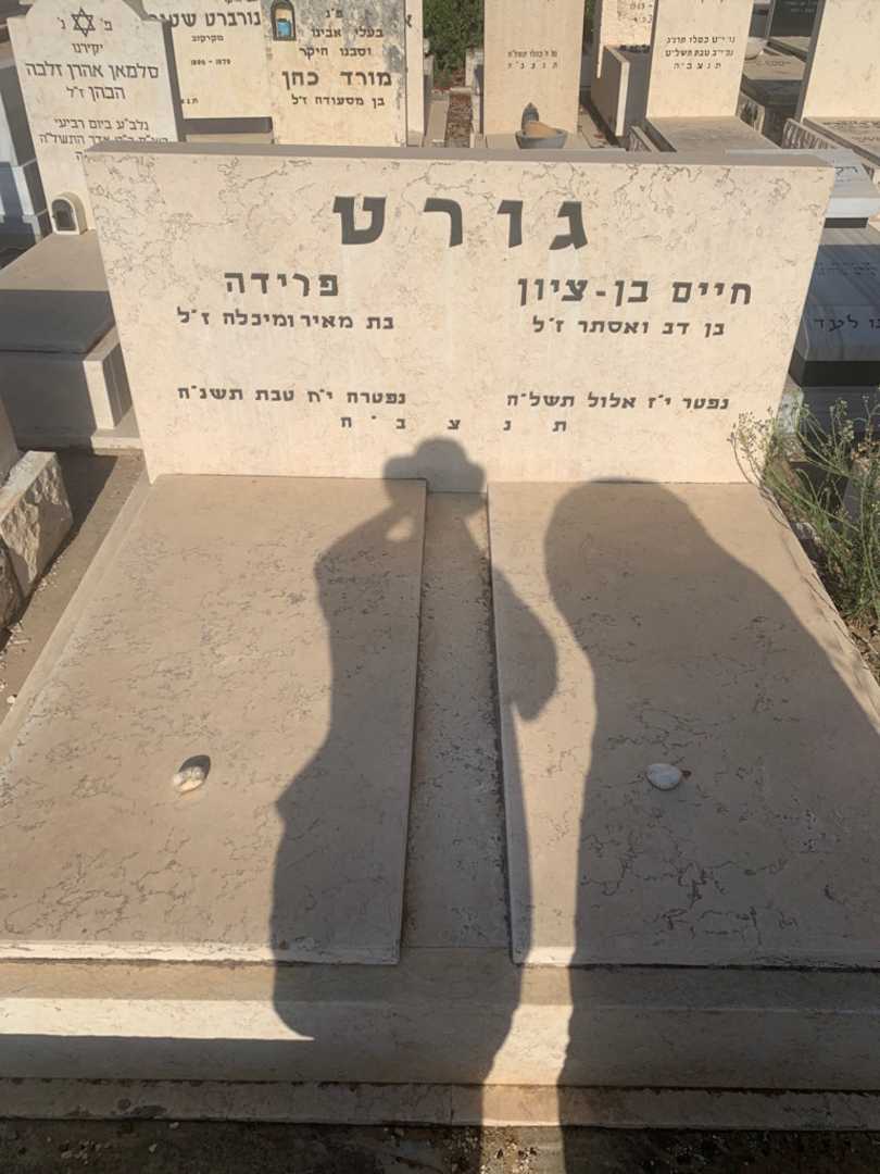 קברו של פרידה גורט. תמונה 2