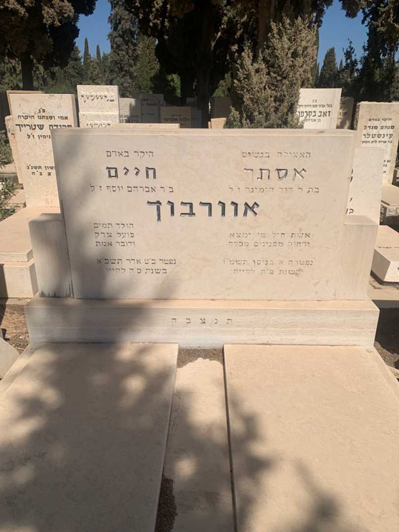 קברו של חיים אוורבוך. תמונה 1