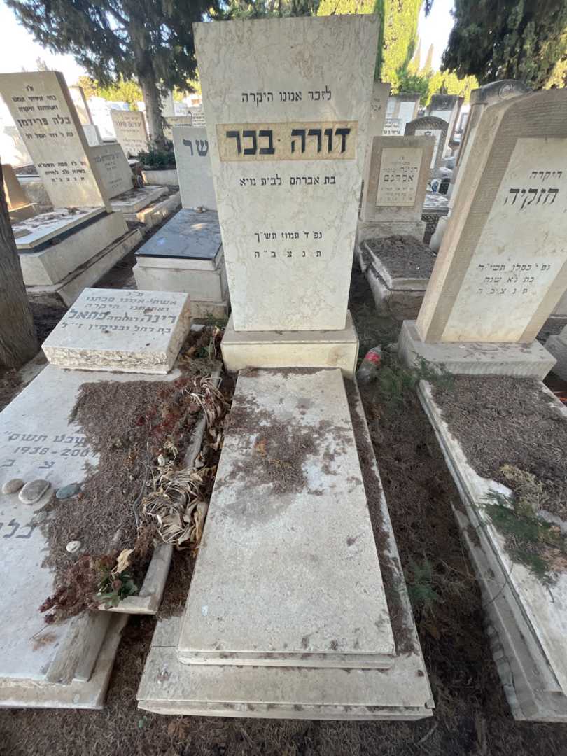 קברו של דורה בכר