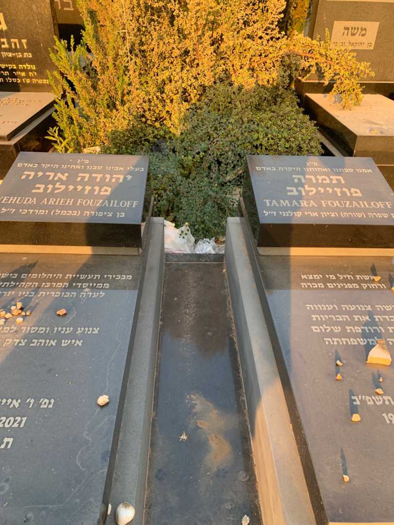 קברו של יהודה אריה פוזיילוב. תמונה 1