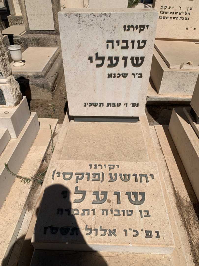 קברו של טוביה שועלי. תמונה 1