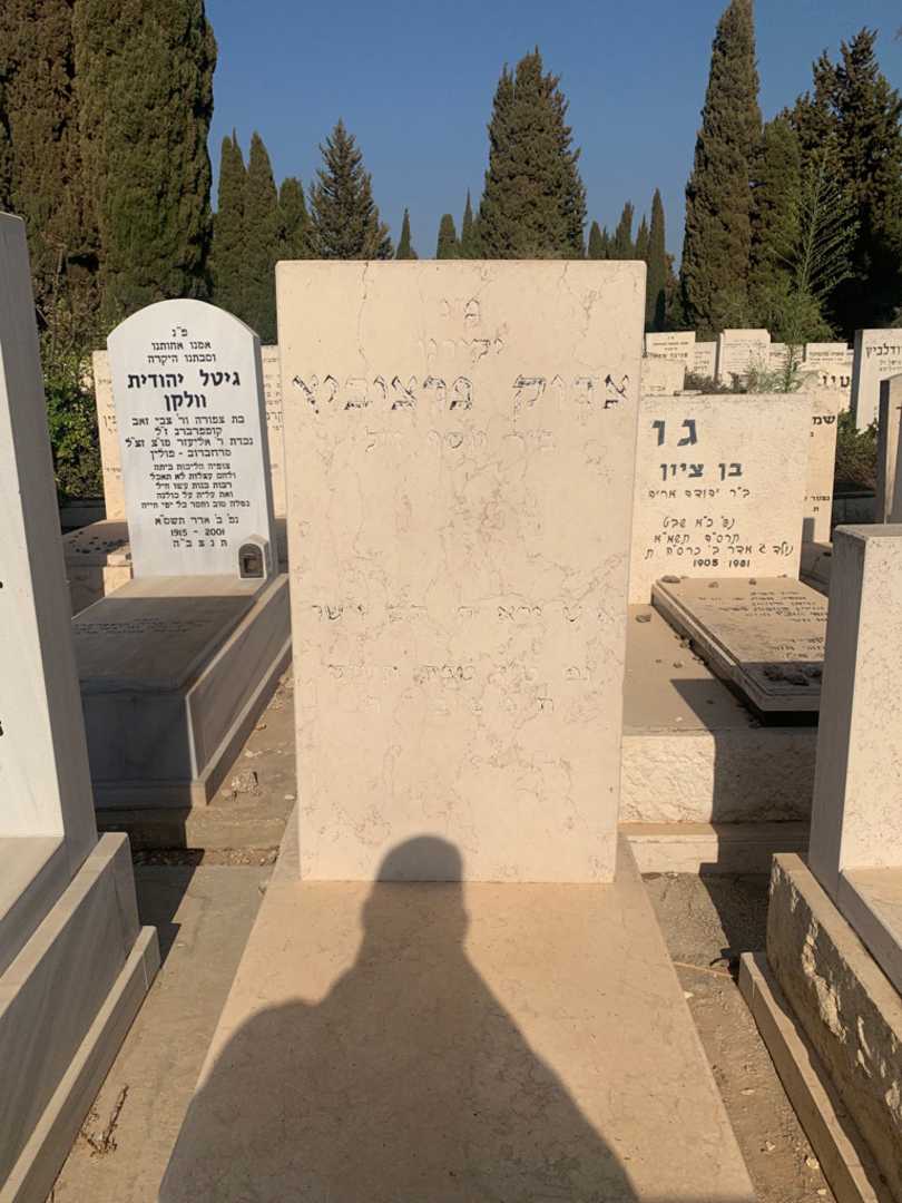 קברו של צדוק פרצוביץ