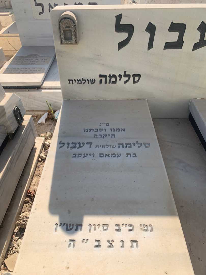 קברו של סלימה "שולמית" דעבול. תמונה 2