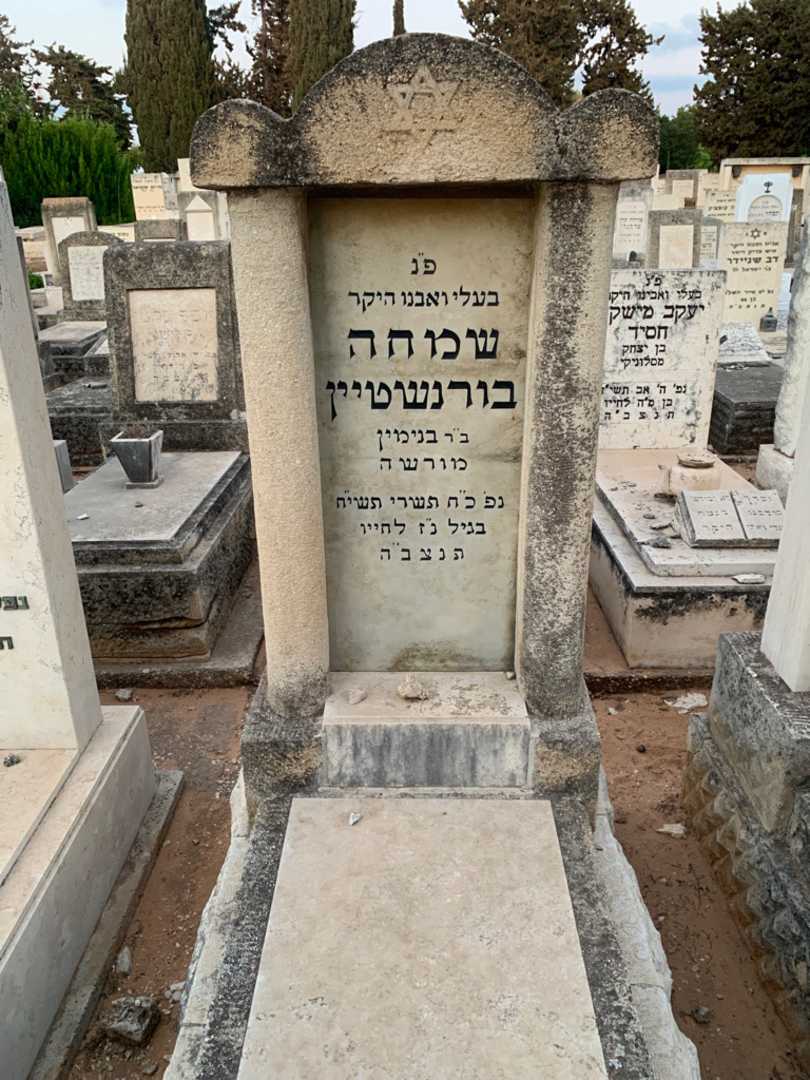 קברו של שמחה בורנשטיין