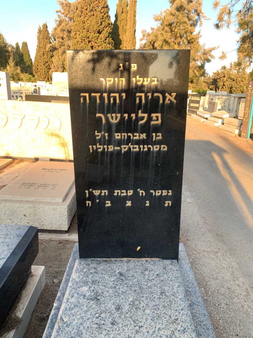 קברו של אריה יהודה פליישר
