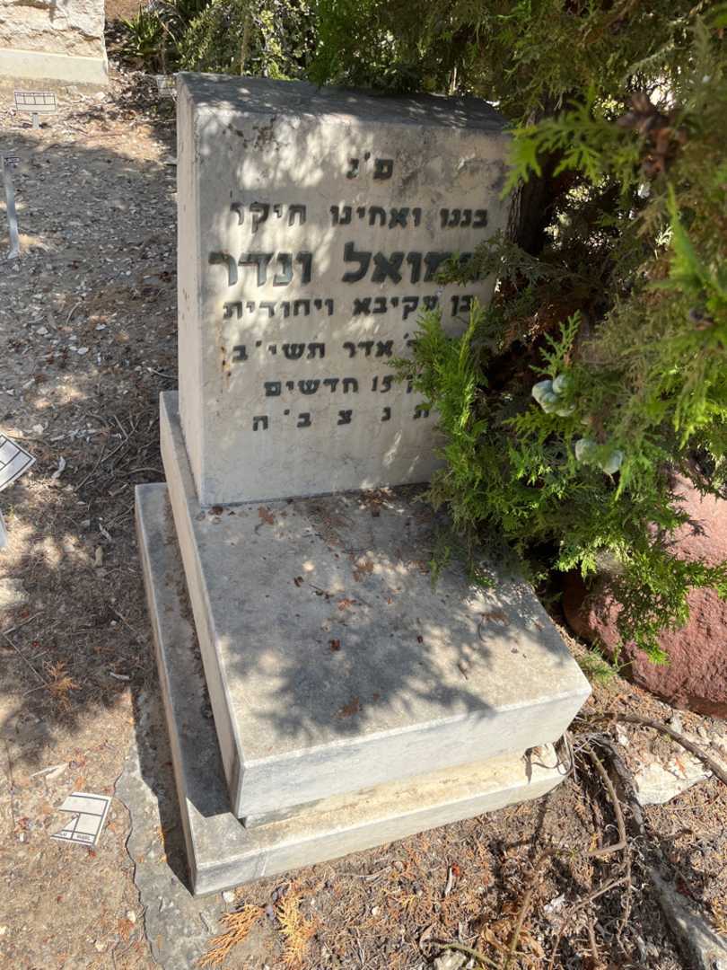 קברו של שמואל ונדר