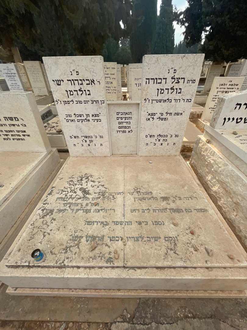 קברו של רצל דבורה גולדמן. תמונה 1