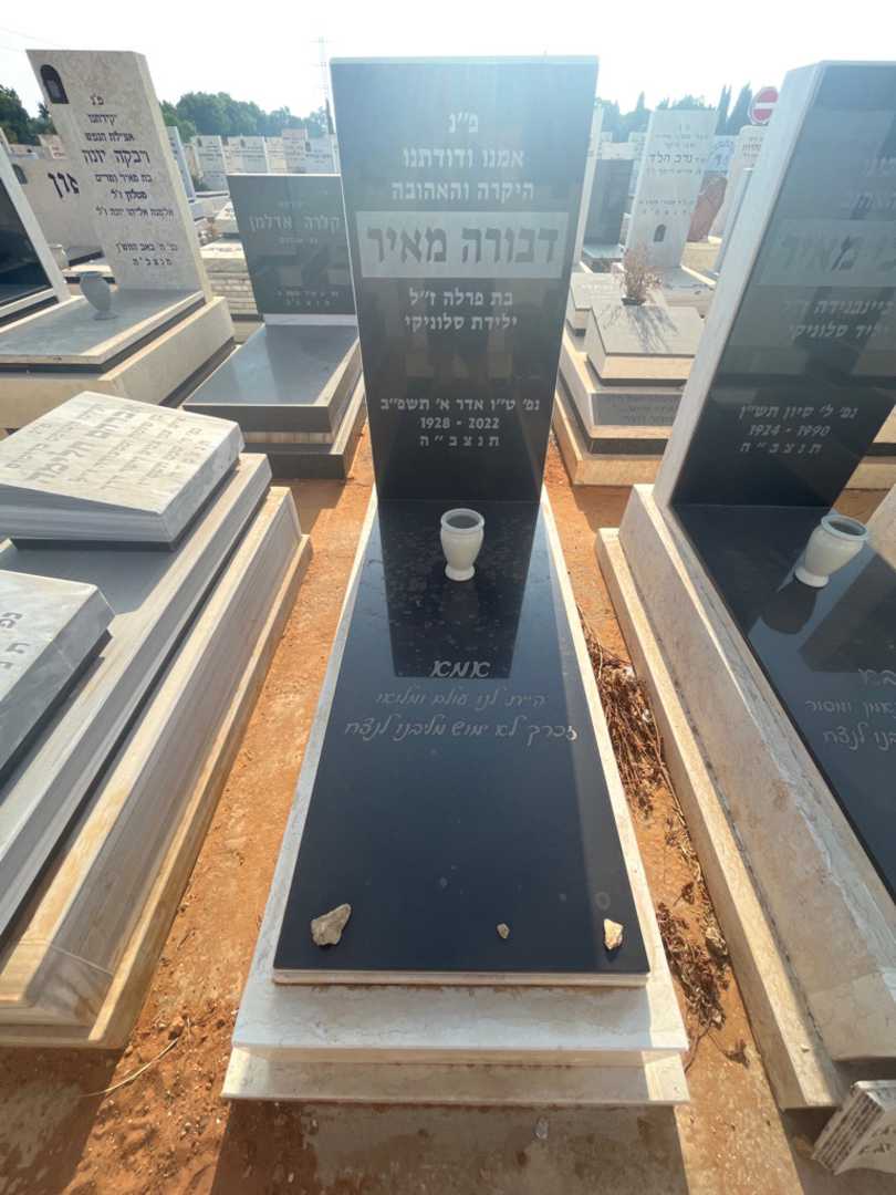 קברו של דבורה מאיר. תמונה 1