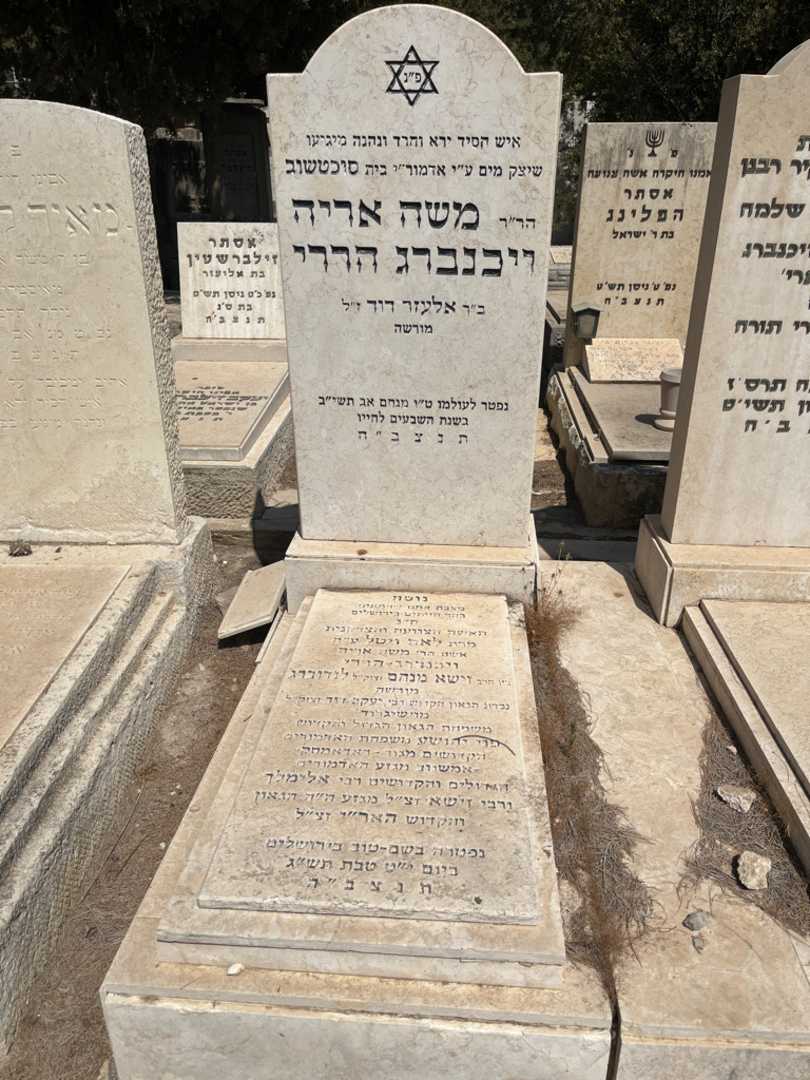 קברו של משה אריה ויכנברג הררי. תמונה 2