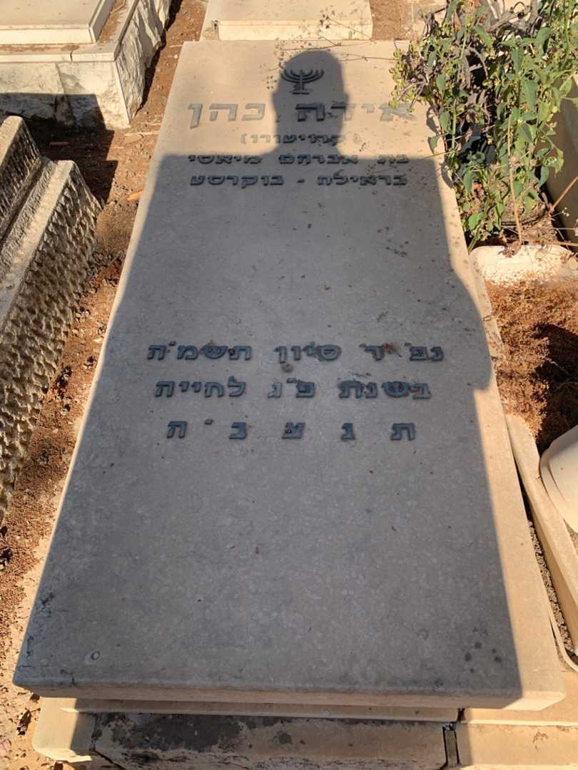 קברו של אידה כהן. תמונה 2