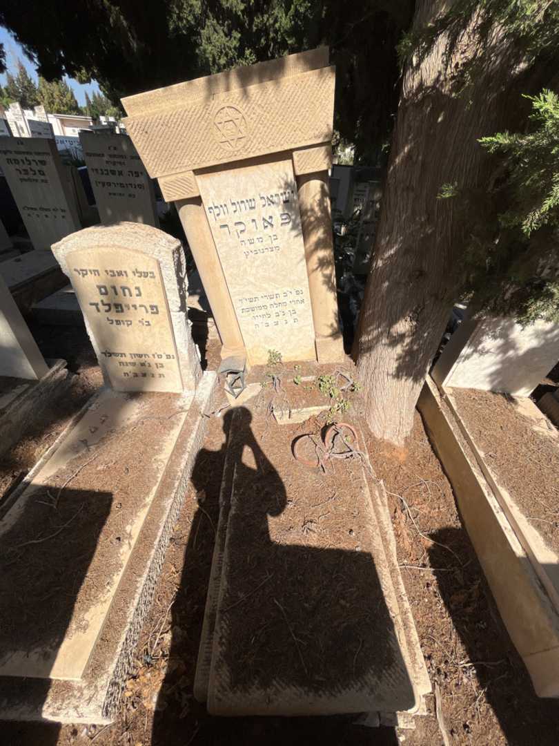 קברו של ישראל שרול וולף פאוקר