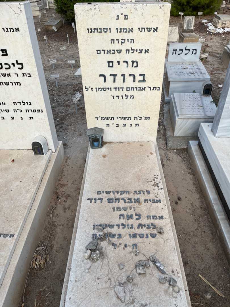 קברו של לאה גולדשטיין