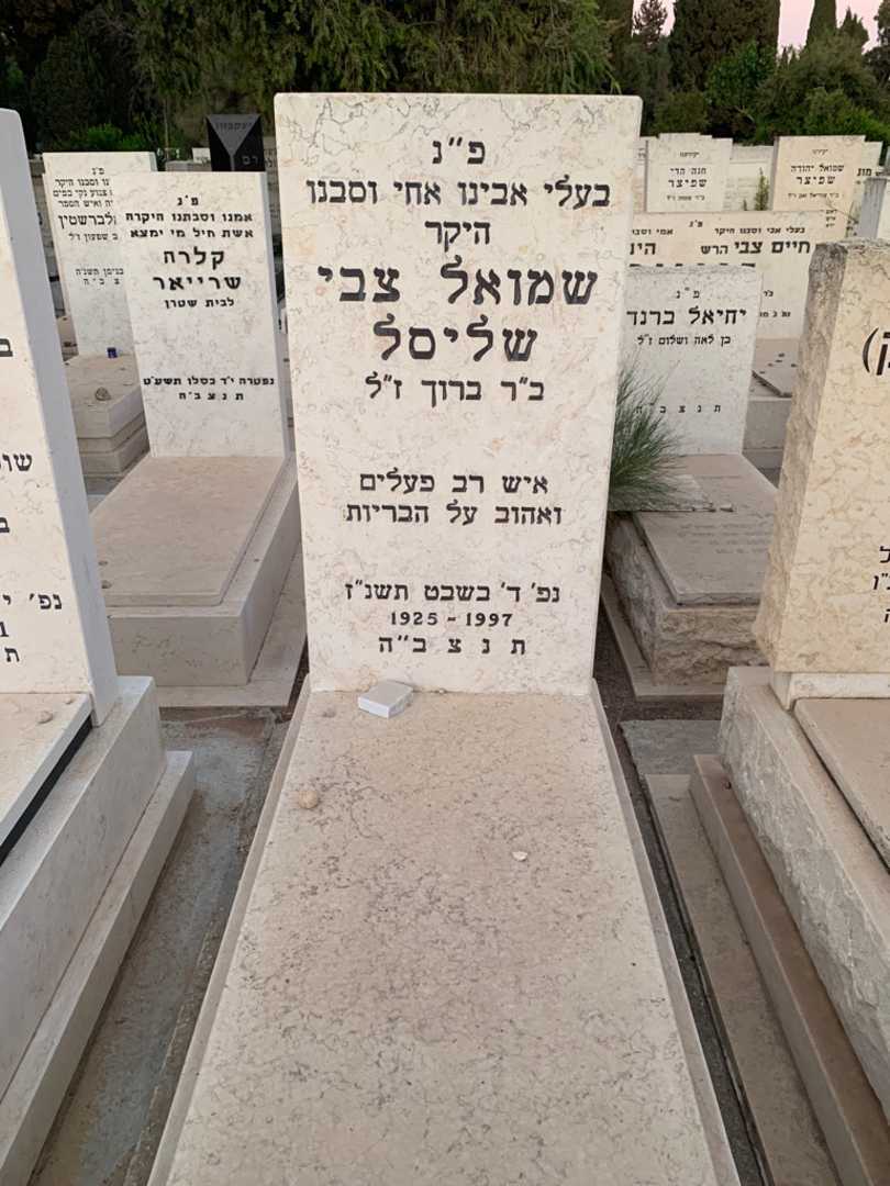 קברו של שמואל צבי שליסל