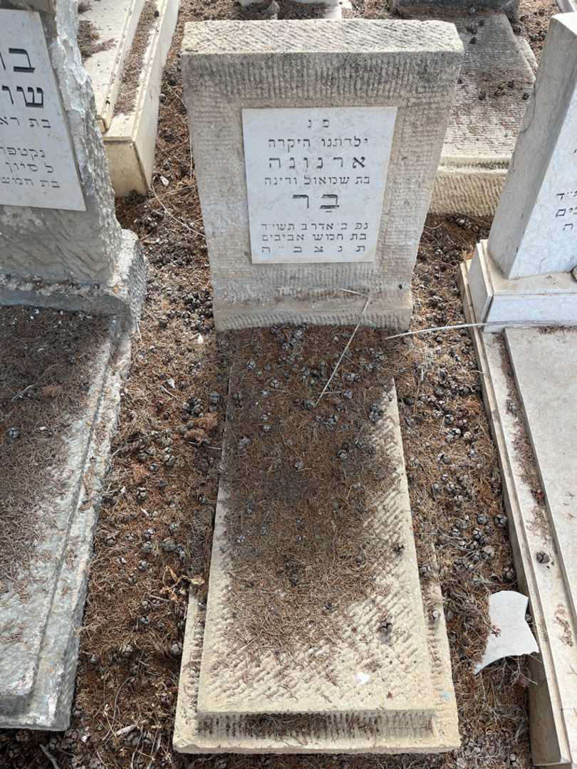 קברו של ארנונה בר
