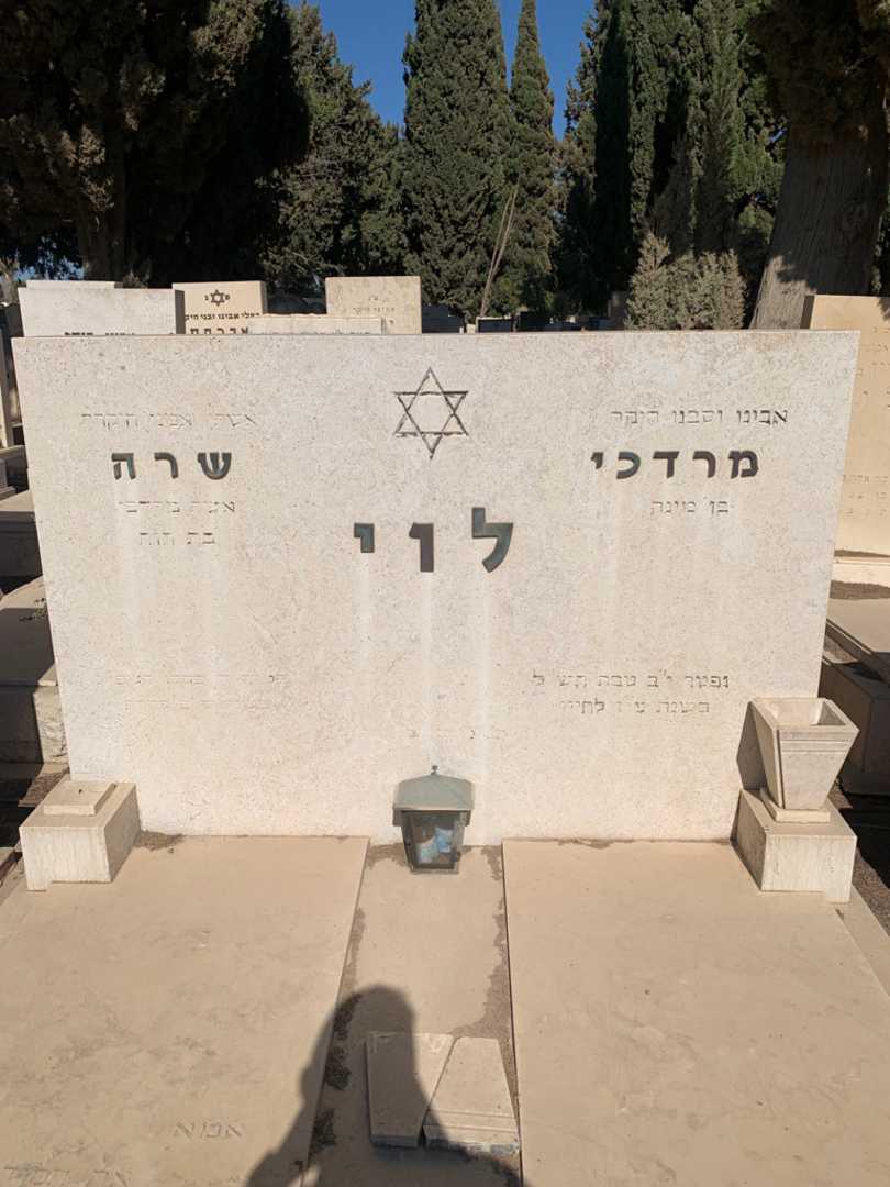 קברו של מרדכי לוי. תמונה 1