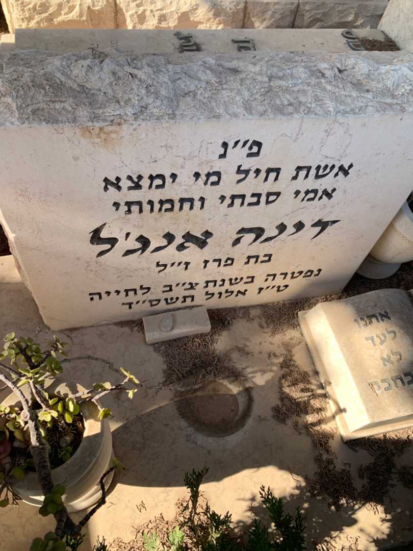 קברו של דינה אנג׳ל. תמונה 2