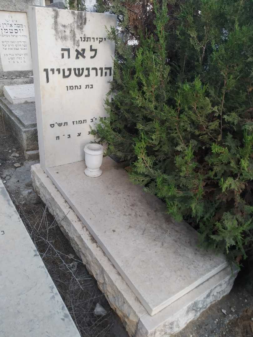 קברו של לאה הורנשטיין