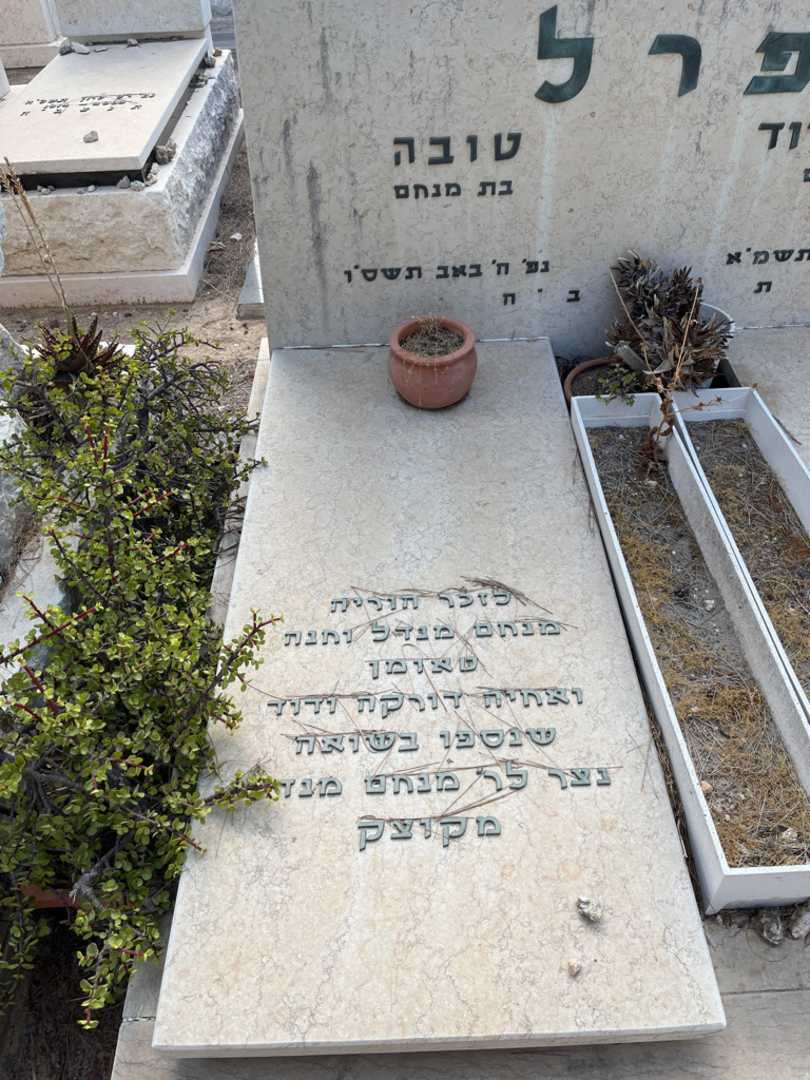 קברו של מנחם מנדל טואמן. תמונה 2