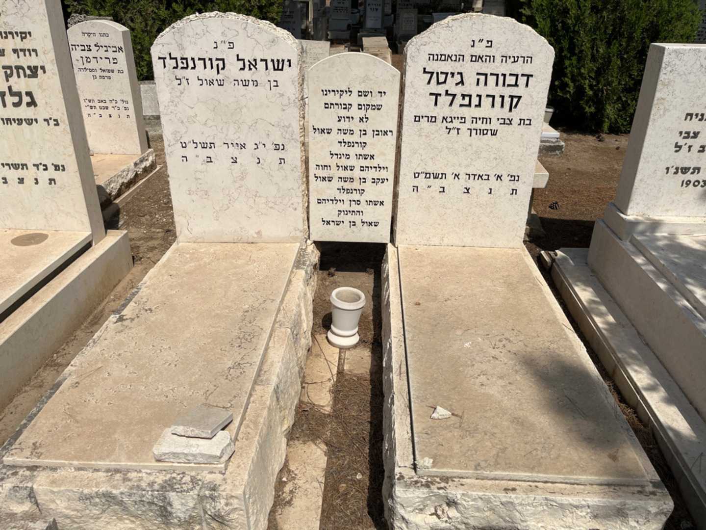 קברו של יעקב בן משה שאול קורנפלד. תמונה 1
