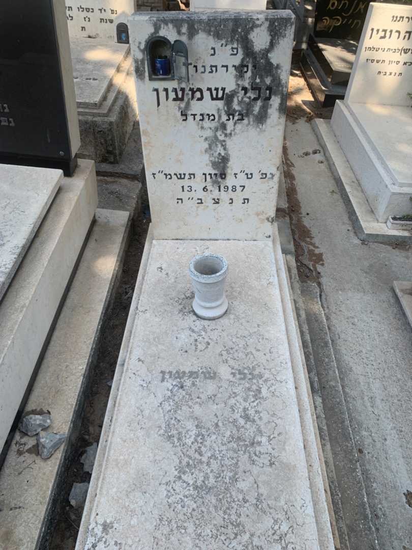 קברו של נלי שמעון