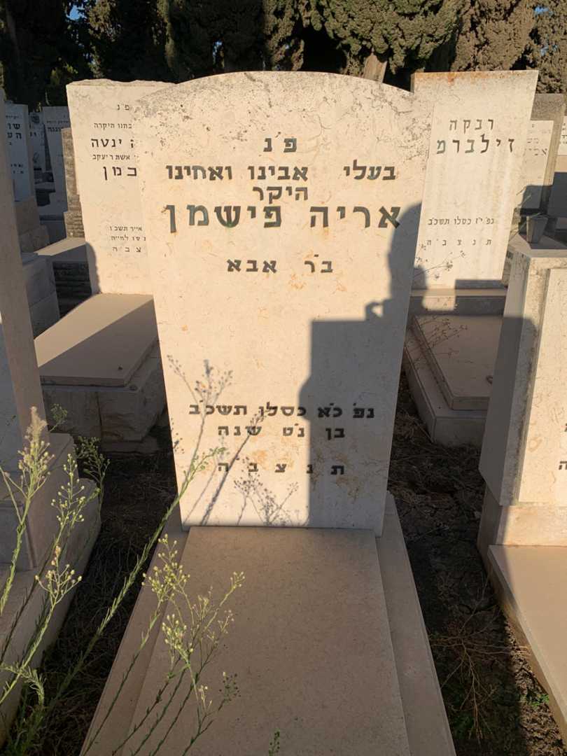 קברו של אריה פישמן