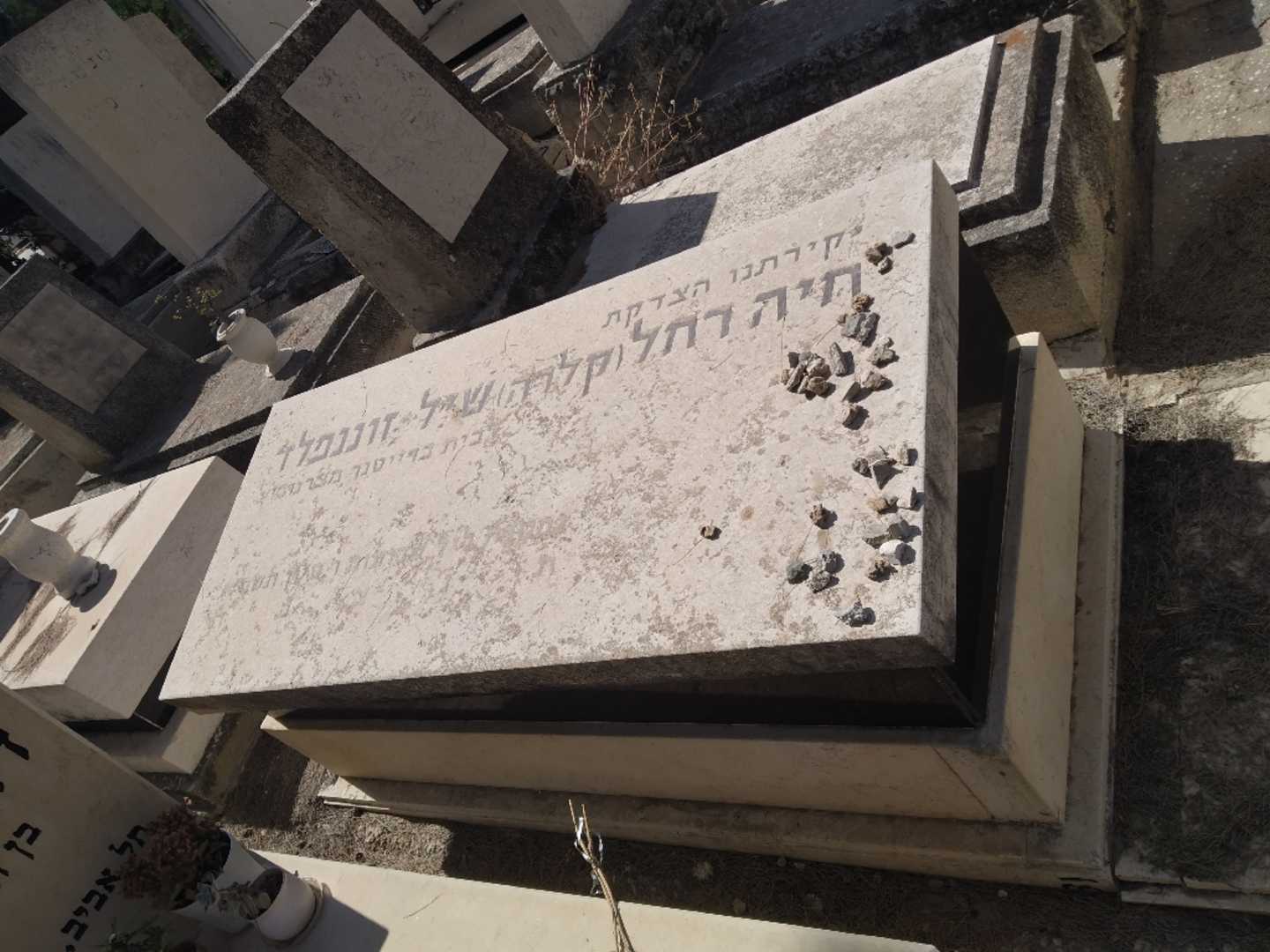 קברו של חיה רחל "קלרה" שיל-זוננפלד