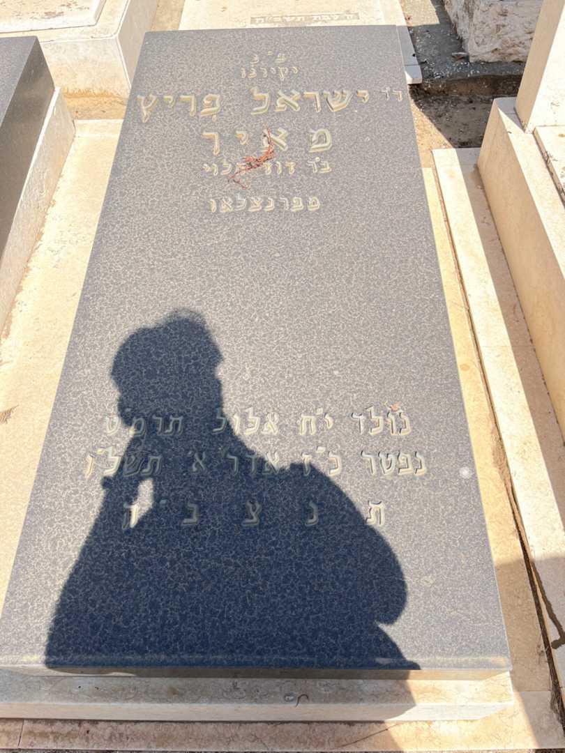 קברו של ישראל  פריץ מאיר. תמונה 1