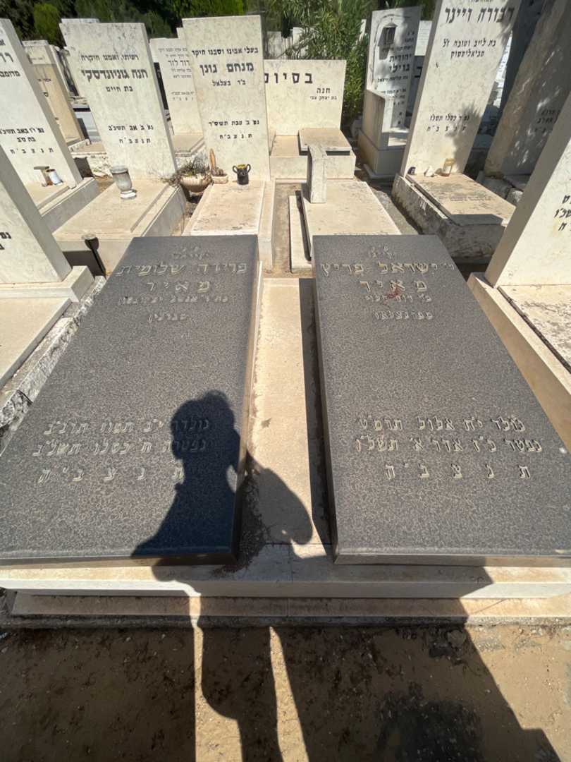 קברו של ישראל  פריץ מאיר. תמונה 2