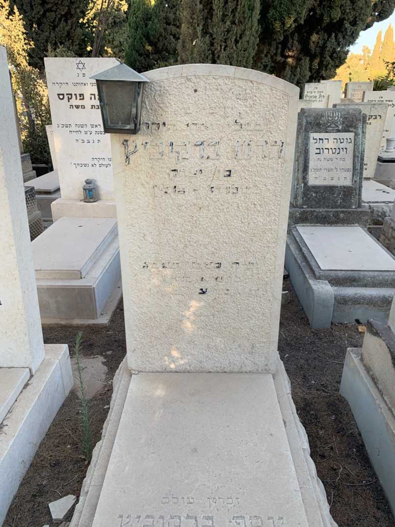 קברו של יוסף ברקוביץ. תמונה 1