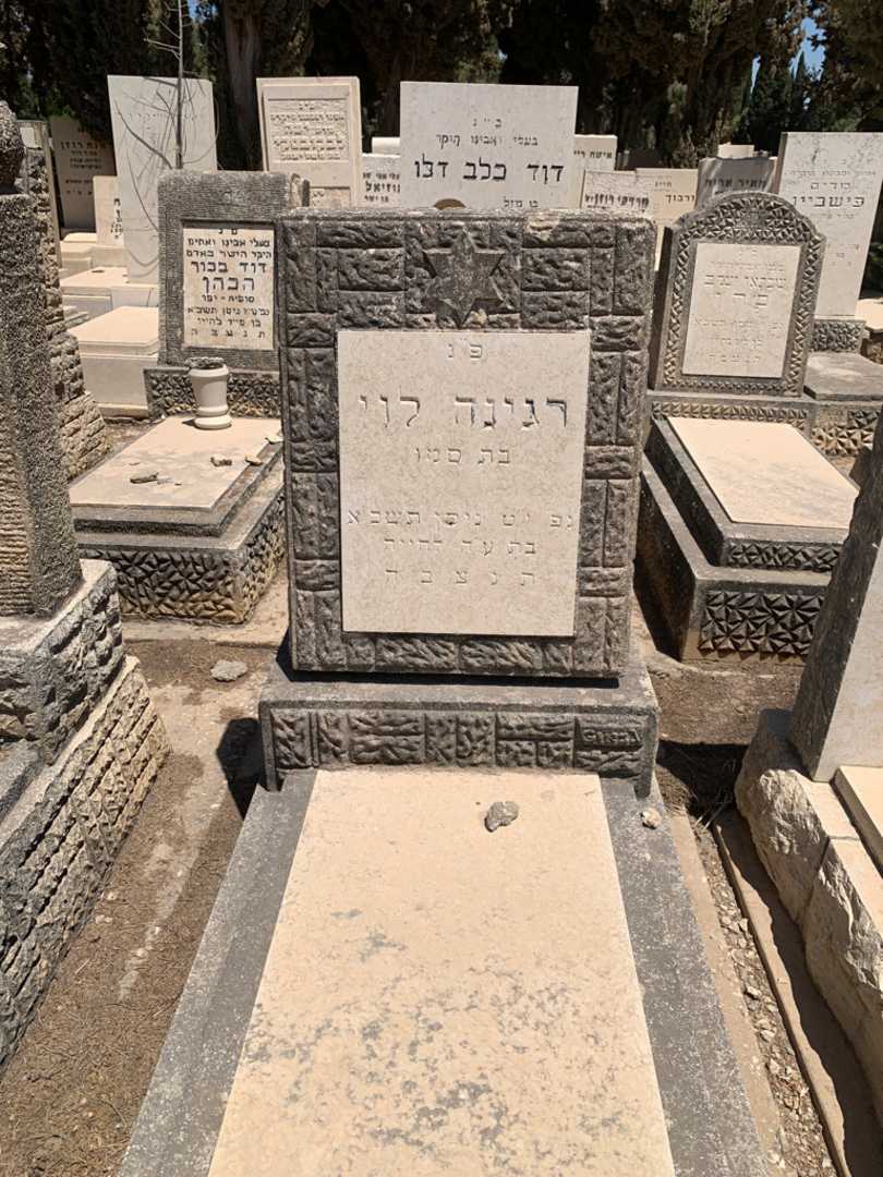 קברו של רגינה לוי