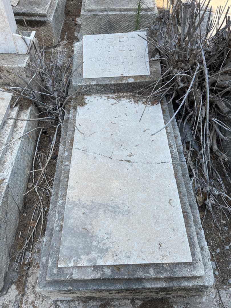 קברו של הנם פרץ שטייניץ