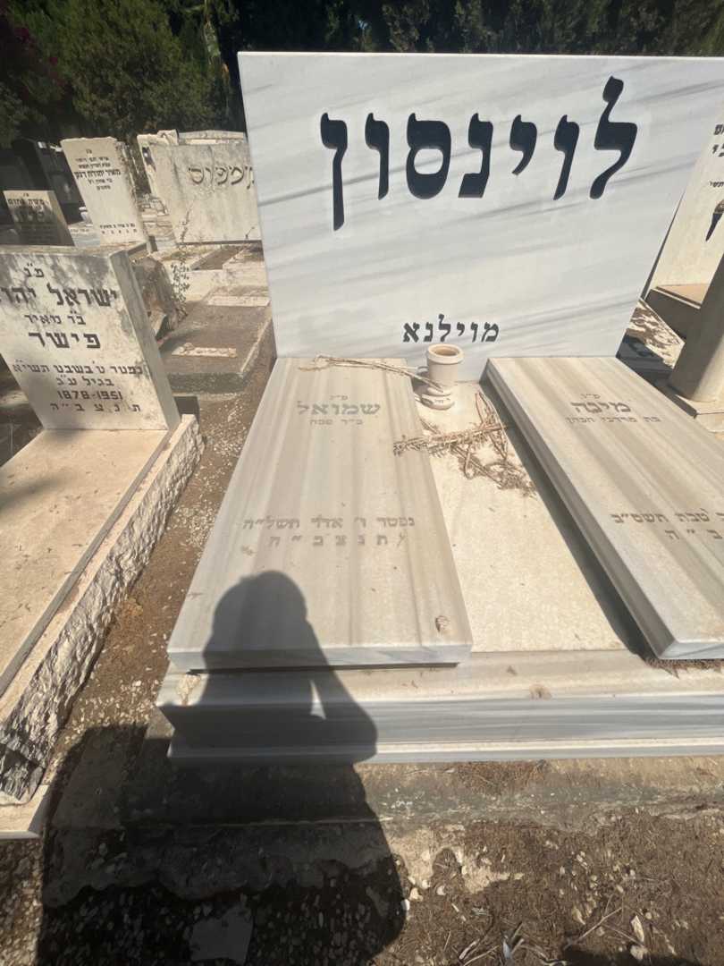 קברו של שמואל לוינסון. תמונה 1