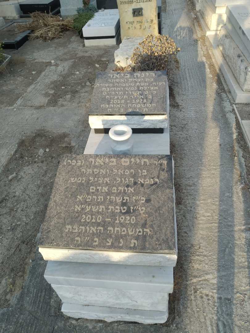 קברו של חיים "בכר" ביאר