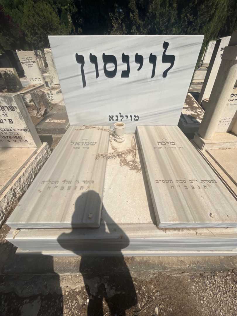 קברו של שמואל לוינסון. תמונה 2