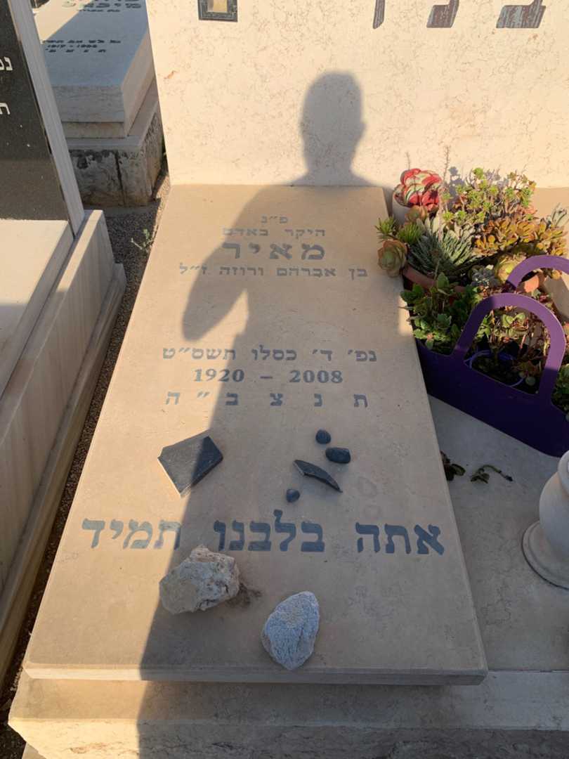קברו של מאיר ז'בנר. תמונה 2