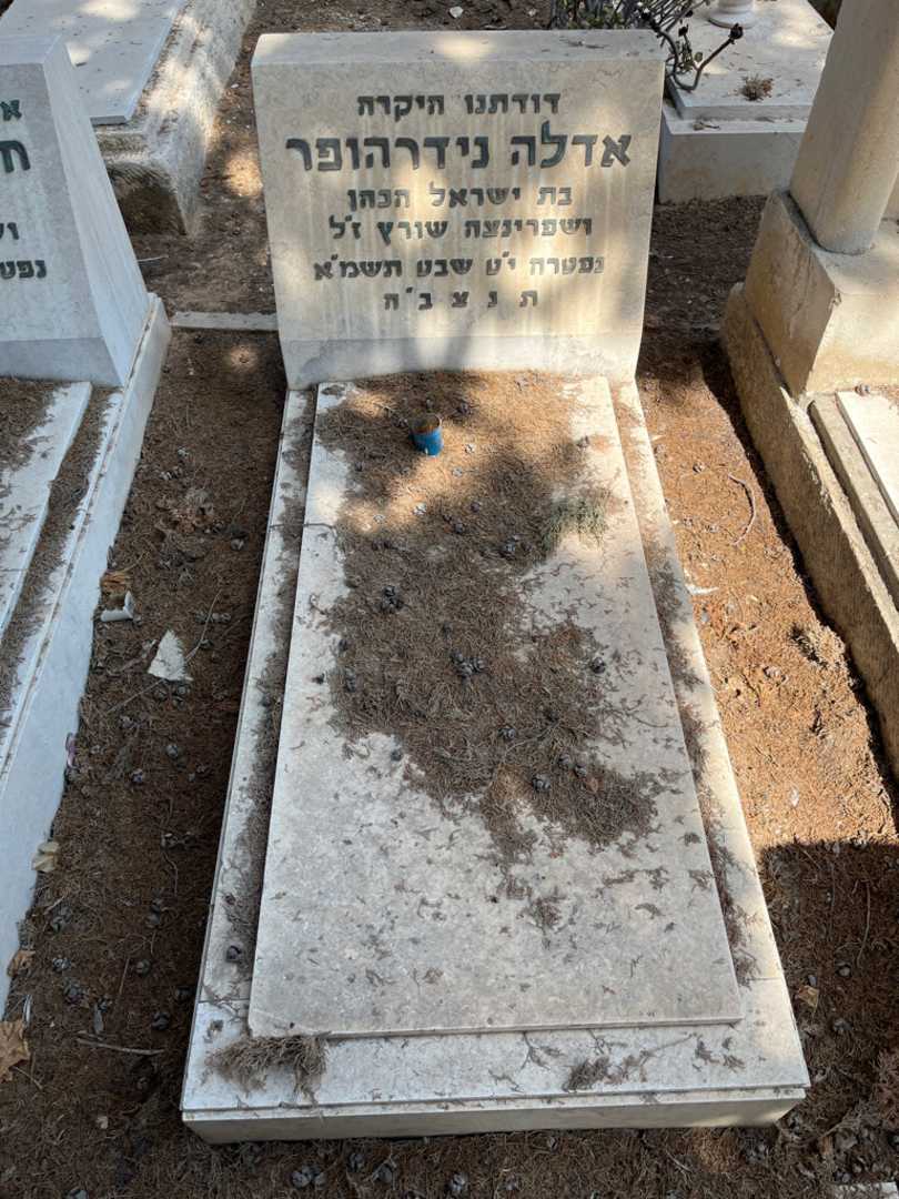 קברו של אדלה נידרהופר. תמונה 2