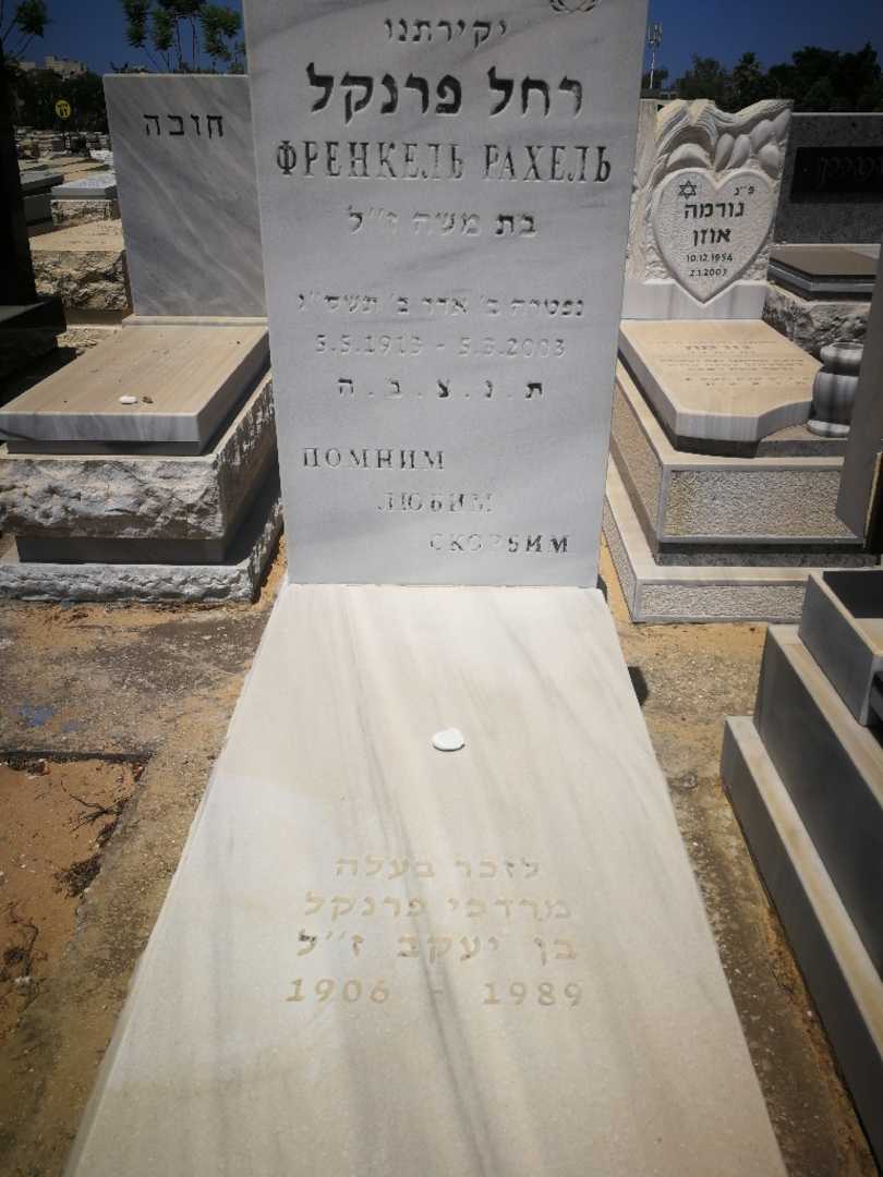 קברו של רחל פרנקל. תמונה 1