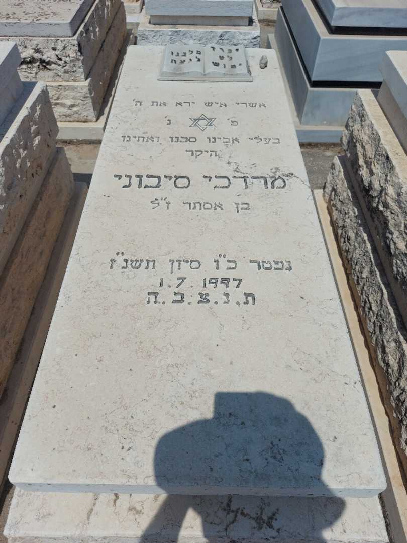 קברו של מרדכי סיבוני. תמונה 1