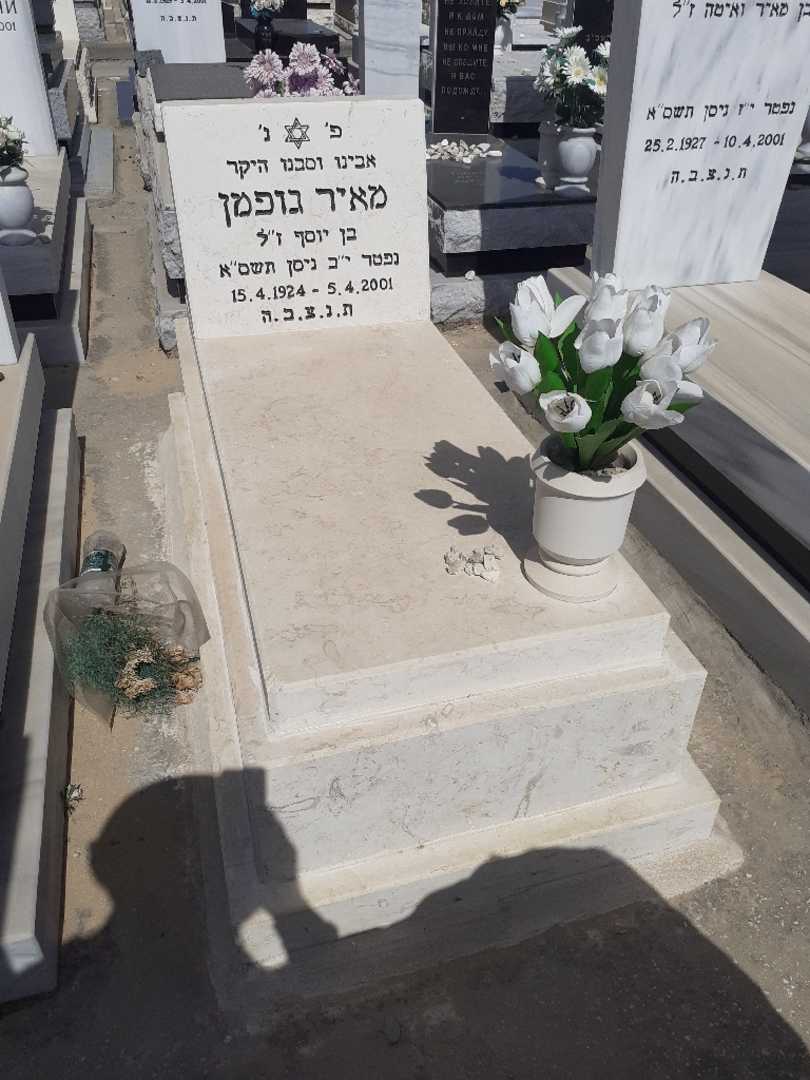 קברו של מיכאל גופמן. תמונה 2